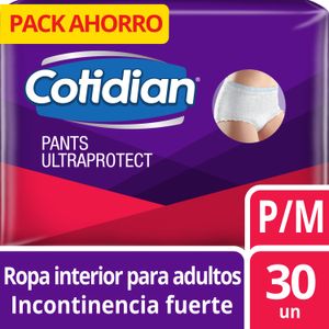 Pants Cotidian Ultra Protect Incontinencia Fuerte 30 un M