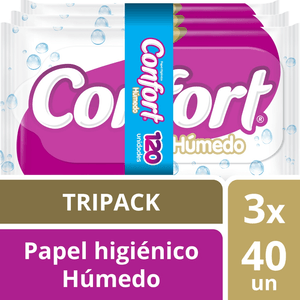 Papel Higiénico Húmedo Confort Normal Pack 120 un