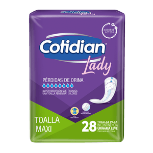 Toalla Femenina Cotidian Lady Maxi 28 un