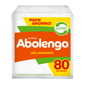 Servilletas Abolengo Cóctel 80 un