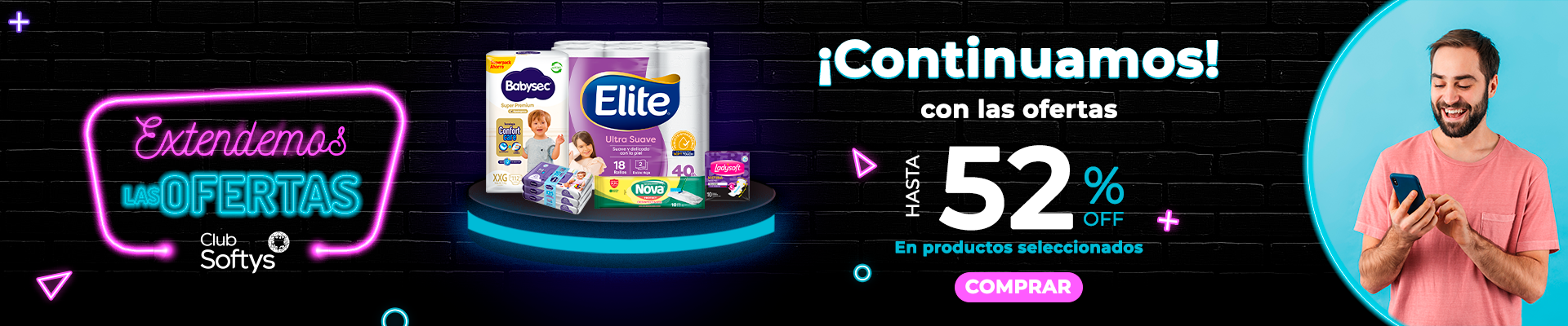 52% OFF Extensión Black 2025 Club Softys Chile